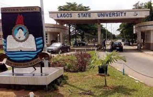 Photo of Lagos State University (LASU) front gate